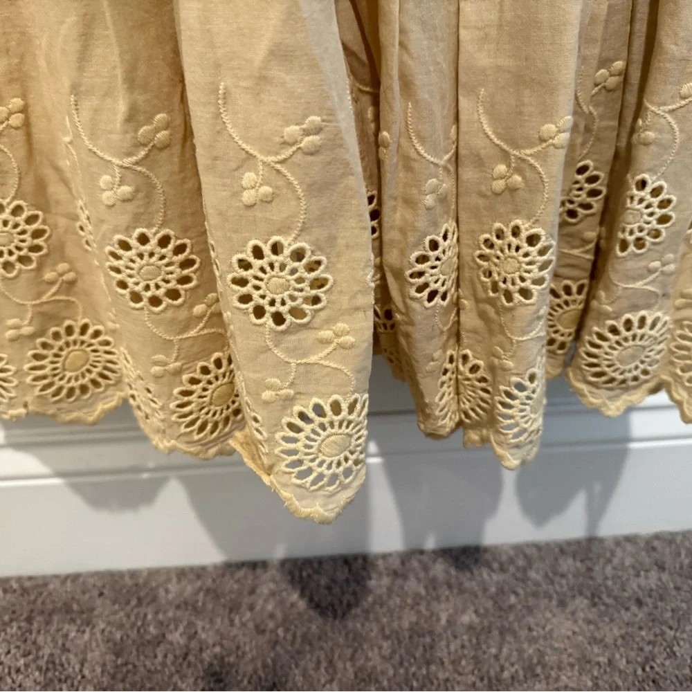 Topshop Beige Lace Maxi Dress - Picture 2 of 8